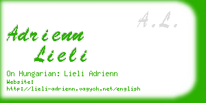 adrienn lieli business card